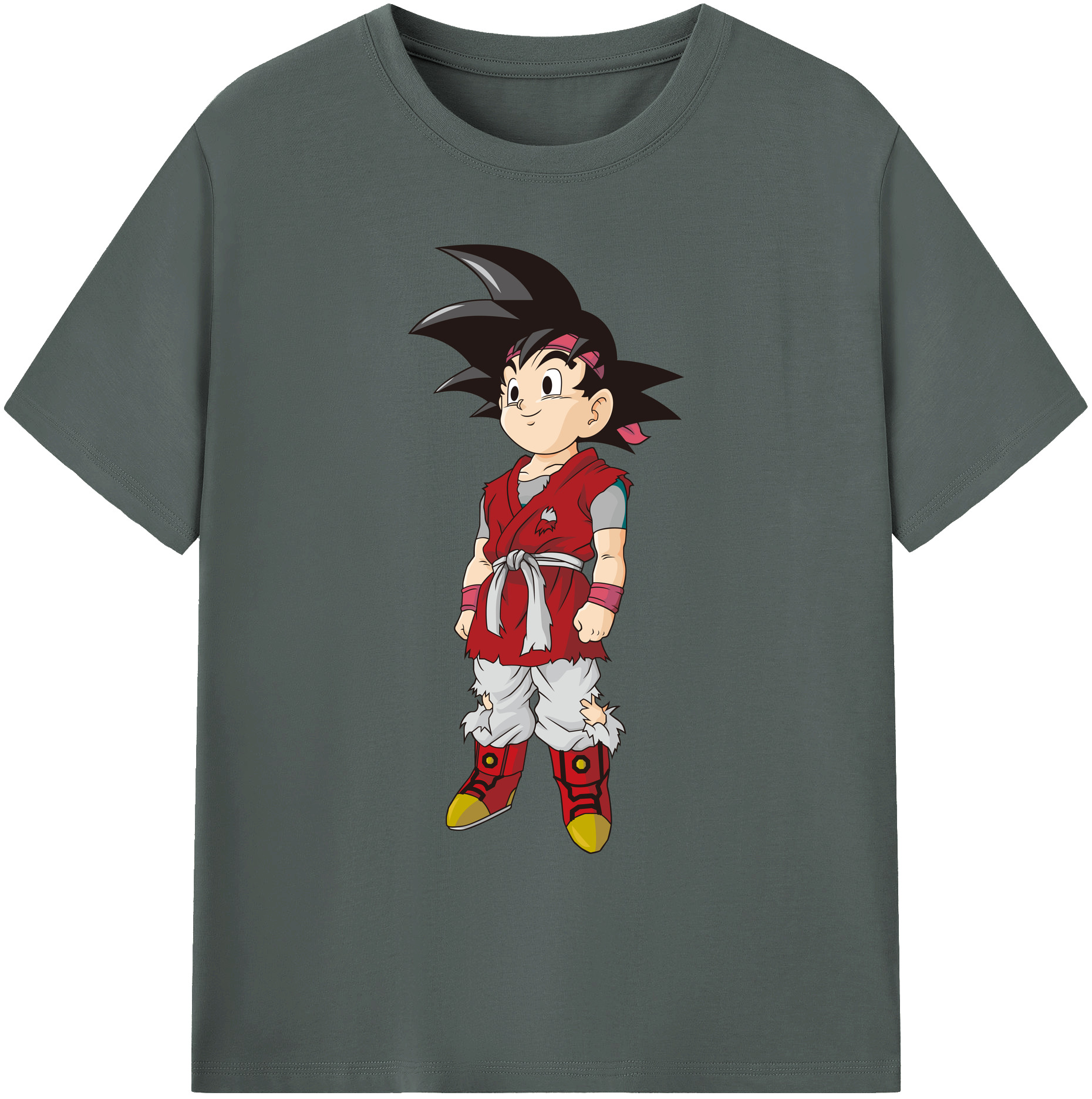 （画像用） ドラゴンボール 孫悟空（そん ごくう）Son Goku カカロット DRAGON BALL Kakarotto 綿100％ メンズ半袖Tシャツ｜肌触りやわらか＆通気性